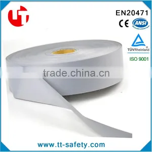 China Custom Printed Fluorescent Safety Warning Reflective Tape for Clothes Caps Bags thumbnail-1