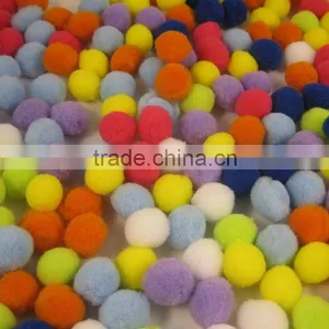 Factory Supply Beautiful Multi Color Polypropylene Pom Poms for Party Decoration thumbnail-1
