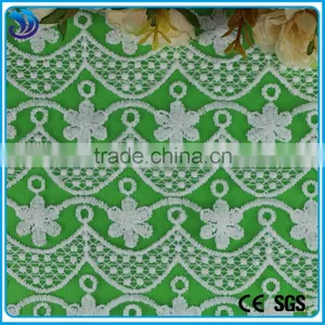Floral Embroidery Fabric Polyester Material Net Nylon Mesh Embroidery Fabric thumbnail-3