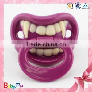 Baby Nipple 2015 China Supplier Hot Design Eco-friendly Silicone Pacifier Vampire Custom Design Pacifier thumbnail-4