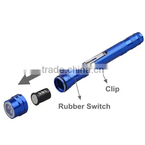 Mini LED Aluminium Alloy Flexible Magnet Flashlight Mini LED Flashlight thumbnail-4