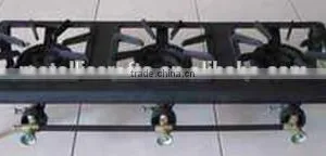 Cast Iron TripleHead Gas Burner thumbnail-1