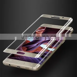 Premium Top Quality 9H Hardness Full Cover 3D Curved Tempered Glass Screen Protector for Samsung Galaxy S6 Edge S6 Plus Edge thumbnail-4