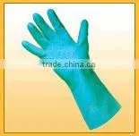 SUPPER NITRILE FLOCKLINED GLOVES 'RUBBEREX' MAKE (SSS-0693) thumbnail-1