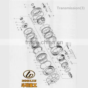 Transmission(3) Spare Parts XCMG Parts 1st Forward Planetary Carrier ZL40.6-45 thumbnail-1
