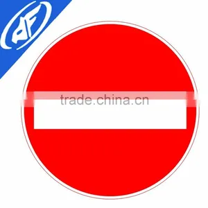 Reflective Adhesive Forbit Turn Left Road Sign thumbnail-3