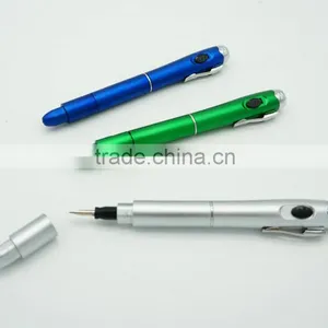 Customized Logo Promotion 3 In 1 Metal Flashlight Laser Pen For Christmas Gift thumbnail-1