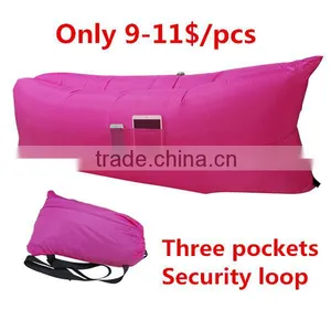 Best Selling Premium Nylon Banana Sleeping Bag Fabric Beach Sofa Sunbathing Fabric Inflatable Air Sofa thumbnail-6