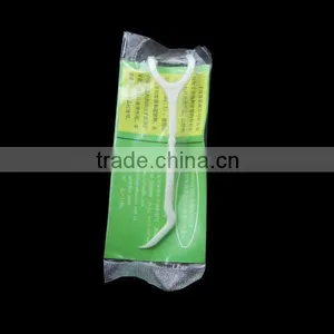 High Quality Dental Floss Pick in Dividal Wrapped Bag thumbnail-5