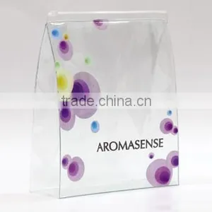 Clear PVC Plastic Shop Packaging Bag With Zip Lock thumbnail-1