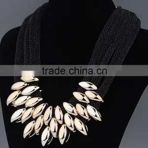 New Design Bib Necklace,fashion Imitation Jewelry Necklace thumbnail-6
