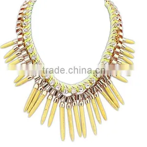 Factory Latest Design Luxury Rhinestone Necklace for Women thumbnail-3
