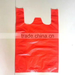 Red Kitchen Waste T-shirt Bags Garbage Trash Liners thumbnail-1