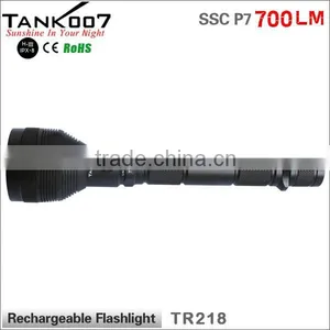 Tank007 TR218 Police LED Flashlight Power Light Led Torch Military Torch Lamp thumbnail-3