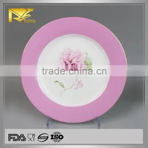 China Supplier Glazed Floral China Dinner Plates, Catering Dinner Plates, Bulk Dinner Plates thumbnail-1