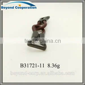 11mm Nice Metal Shoes Buckle With Pvc Rope Decorations Black Brown Colors Quality Choice thumbnail-5