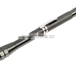 Hot Selling 3 LED Magnetic Led Flashlight Aluminum Flashlight With 2Magnets & Metal Clip thumbnail-2