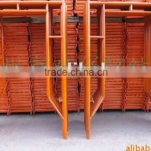 Orange Painted h Type Steel Scaffolding for Working Platfrom thumbnail-1
