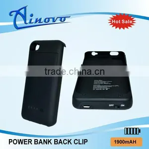 2013 Portable Back Clip Power Supply,mobile Battery Charger Case for Iphone 4 thumbnail-1