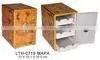 High Glossy Finish Modern Wooden Wine Cabinet thumbnail-1