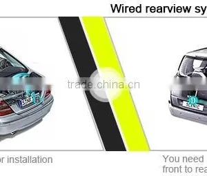 HD 1080P Dual Camera Car Dvr Video Recorder Double Lens Camcorder With Wireless Reverse Camera thumbnail-3