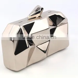 China Wholesale Woman Bag Box Clutch Evening Bag Metal Bag Clutch Evening Bags China Wholesale thumbnail-2