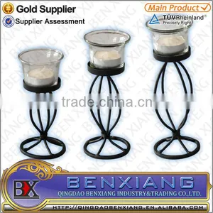 Ornamental Wrought Iron Candle Holder thumbnail-1