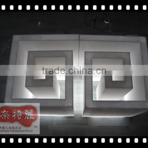 Yellow Solid Surface Artificial Stone thumbnail-2