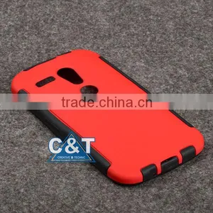 C&T Heavy Duty Defender Dual Layer Protector Hybrid Phone Cover Case for Motorola Moto G 1st Generation thumbnail-2