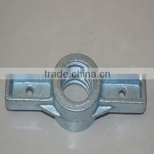 White&Zincplate Galvanized Forged Screw Jack Nut thumbnail-1