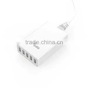 Anti-Fire Rapid Charge Safe Portable 5 Ports USB Extension Socket Wall Charger With 5V 12A Max 60W thumbnail-5