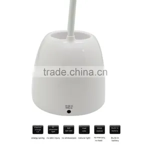 Portable Touch Sensor Multifuction Kid Eye-Protection Rechargeable Led Desk Lamp With Pen Container or Money Box thumbnail-5