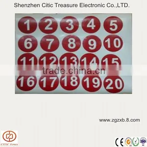 Round Sequential Number Label Stickers thumbnail-1