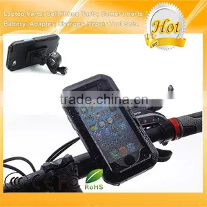 Bicycle Bike Motorcycle Handlebar Mount Holder IPX4 Waterproof Shockproof Case for IPhone 6 6S Black thumbnail-1