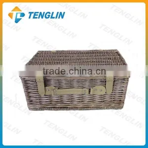 2 Person Wholesale Wicker Picnic Basket thumbnail-2