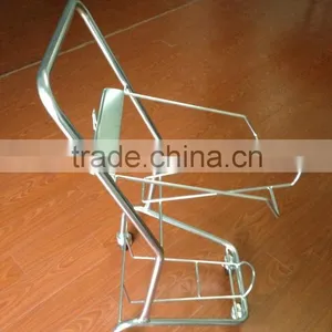 High Quality Supermarket Basket Holder For Wire Double Layers Basket Holder thumbnail-1