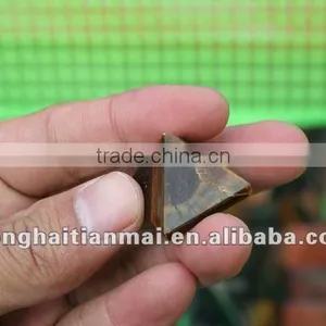 Tiger Eye Rare Natural QUARTZ Crystal HEALING Pyramid , Gift thumbnail-1