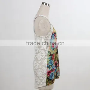 F5S15061 Women Print Vest Fitness thumbnail-2