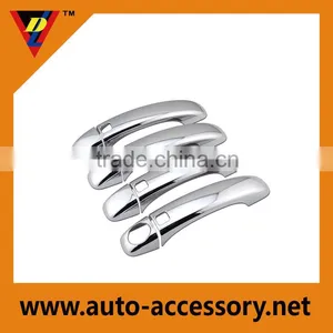 Plastic Chrome Plating Door Handle Cover Plates for Audi Q7 Accessories thumbnail-1