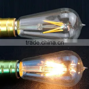 E26 E27 4W Edison Led Bulb ST58 110V 220V Led Filament Teardrop Lamp thumbnail-4