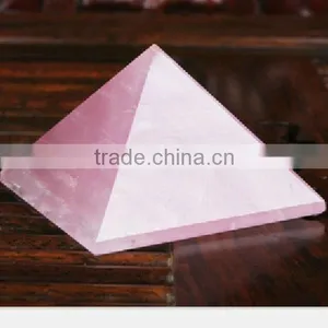 Different Semi-precoius Gemstones Rose Quartz Pyramid for Jewelry thumbnail-1