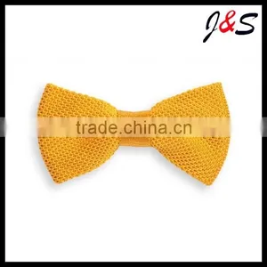 2015 Latest Fashion Green Knit Bow Tie With Wihte DotKB030 thumbnail-2