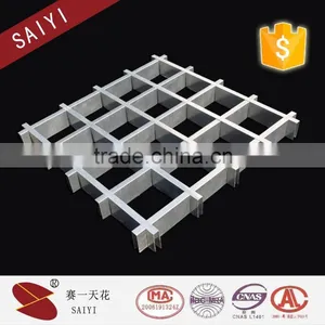 Building Materials Acoustic Aluminum Grid Ceiling thumbnail-3