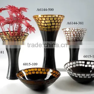 Black Polyresin Vase thumbnail-1