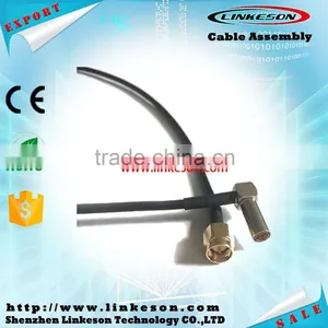 Cable Assembly SMA Male to MS147 Male Right Angle Cable for RG174 thumbnail-2