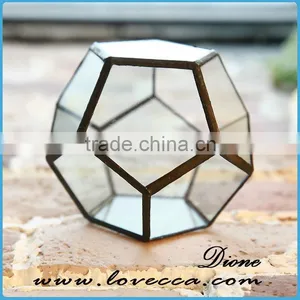 Hot Sale Indoor Plant Glass Terrarium Clear Glass Geometrical Hanging Terrarium-indoor Plant Pot Holders Glass Terrarium thumbnail-5