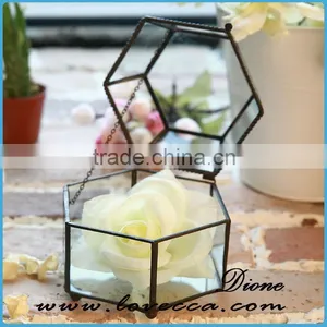 Hot Sale Wholesale Indoor Plant Glass Terrarium Clear Glass Geometrical Hanging Terrarium-hanging Hand Blown Glass Geometric thumbnail-1