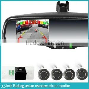 3.5 Auto Dimming Parking Sensor, and Germid Car Rear View Mirror With Backup Camera Display thumbnail-3