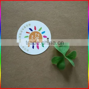 Custom Hang Tags For Clothing/Recycled Paper Hang Tag thumbnail-1