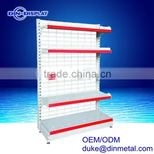 Supermarket Metallic Back-webbing Shelf Square-tube Back-webbing Shelf thumbnail-2